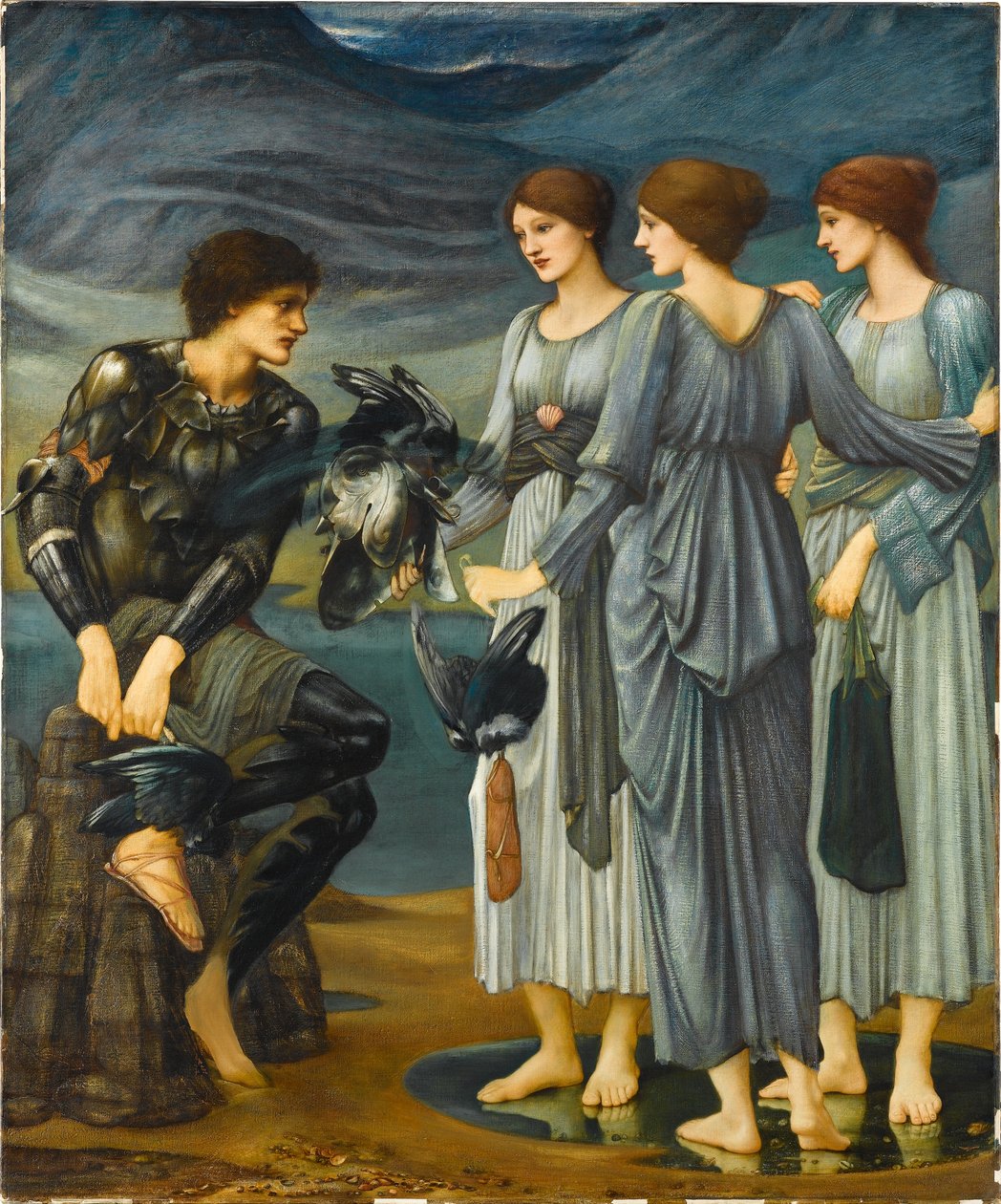 Perseus und die Meernymphen von Edward Burne-Jones