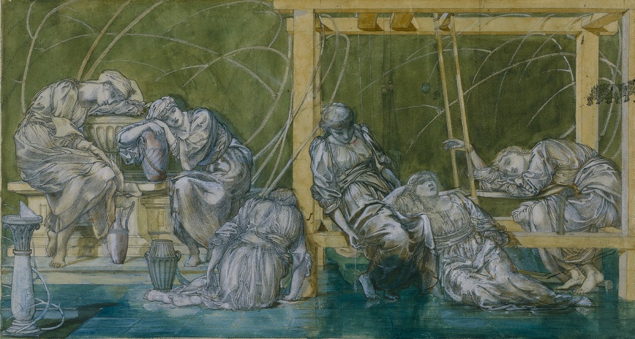 Der Gartenhof von Edward Burne-Jones