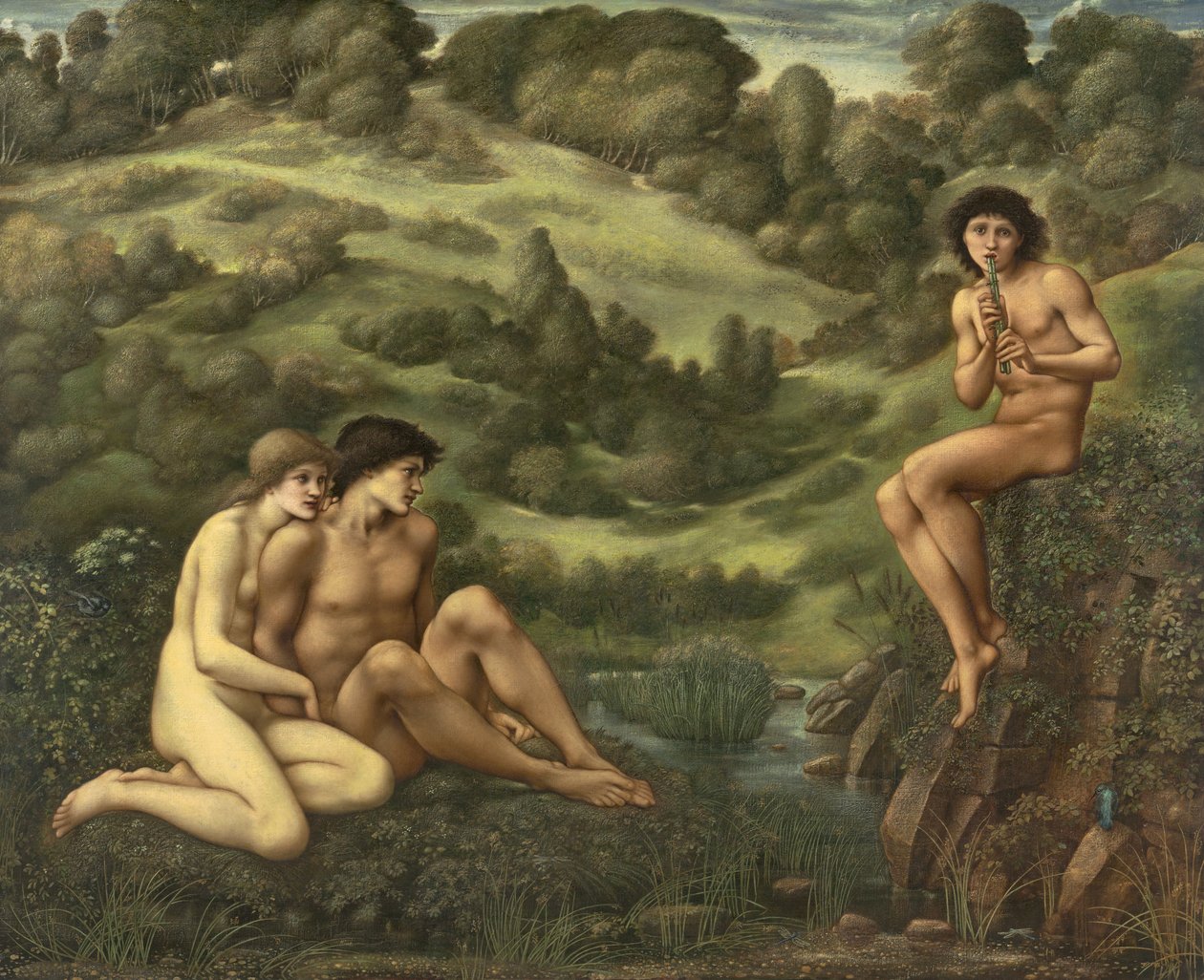 Der Garten des Pan von Edward Burne-Jones