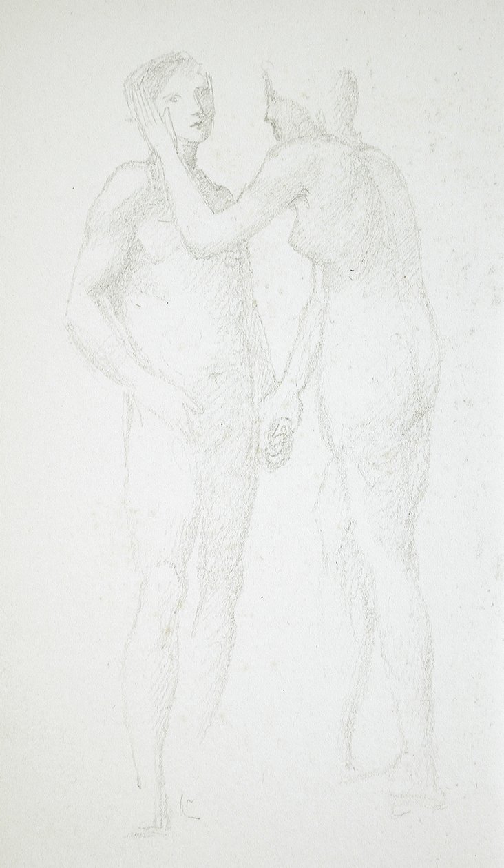 Zwei weibliche Akte von Edward Burne-Jones