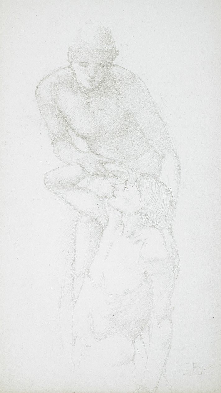 Zwei männliche Akte von Edward Burne-Jones