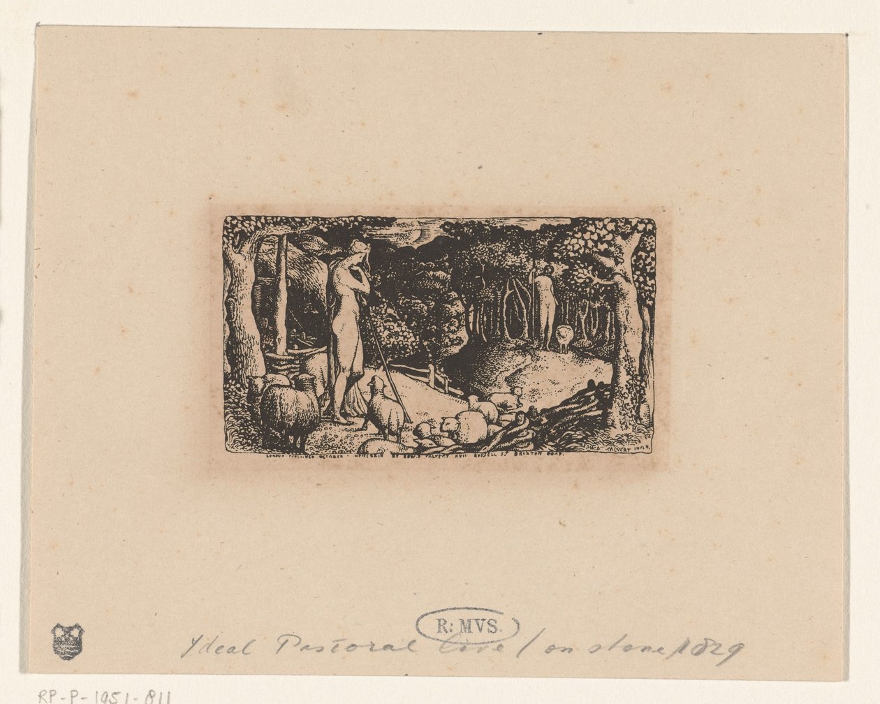 Das ländliche Leben von Edward Calvert (signed by artist)