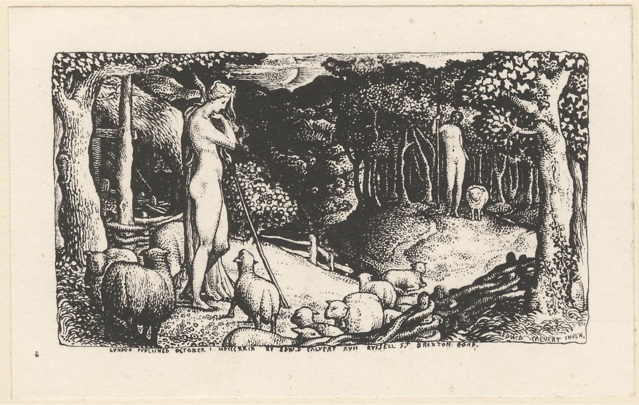 Ideales Hirtenleben von Edward Calvert