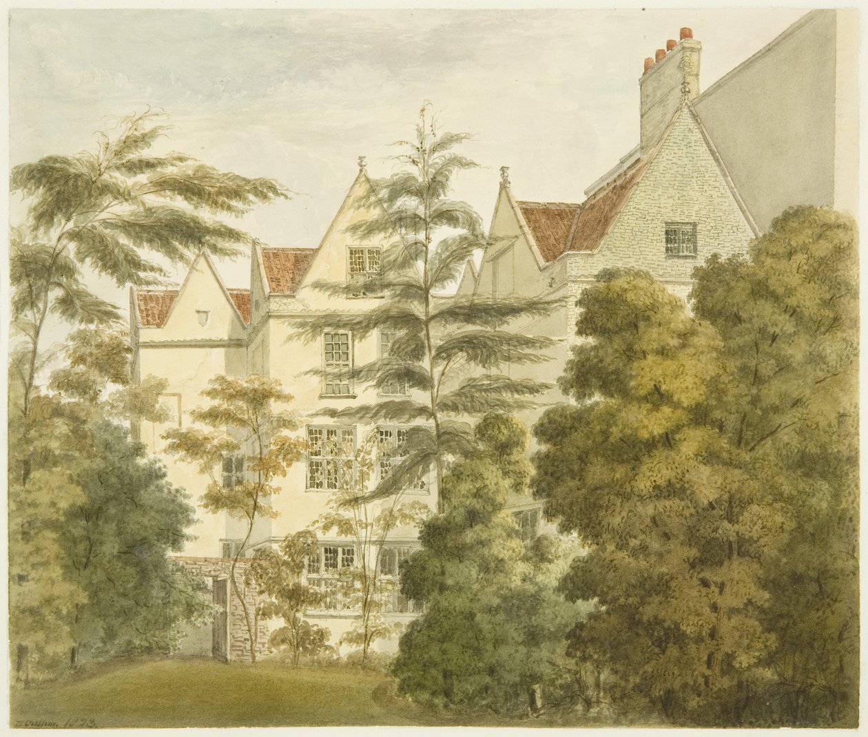 Rückseite von Dr. Estlins Haus, St. Michael