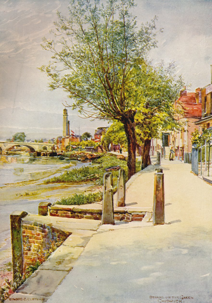 Strand on the Green Chiswick von Edward Charles Clifford