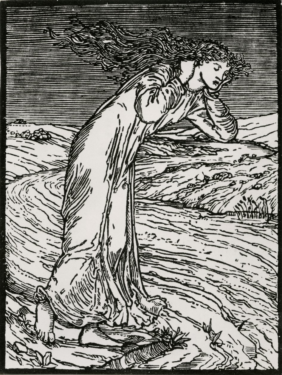 Psyche wirft sich in den Fluss von Edward Coley (after) Burne Jones