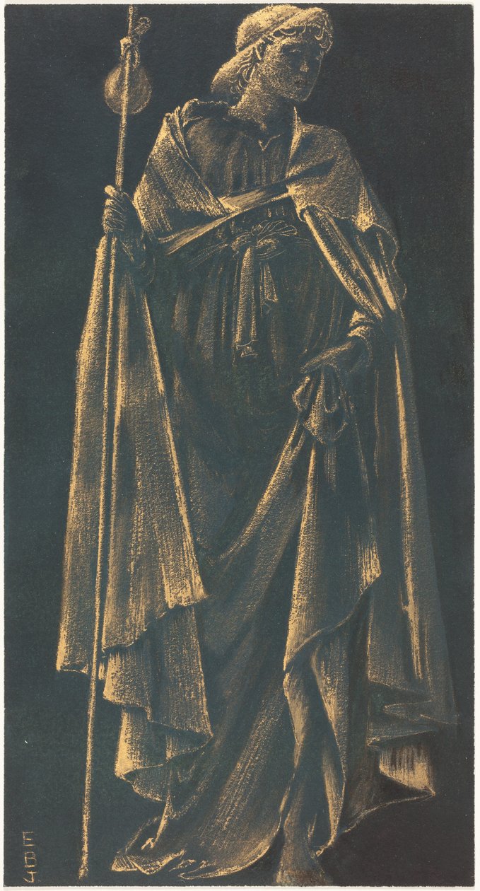 Angelus Ministrans, ca. 1896 von Edward Coley Burne-Jones