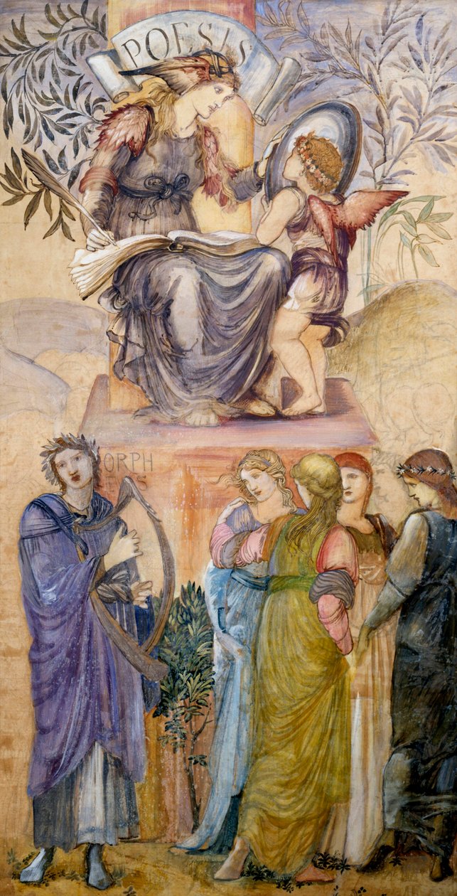 Allegorie der Poesie von Edward Coley Burne-Jones