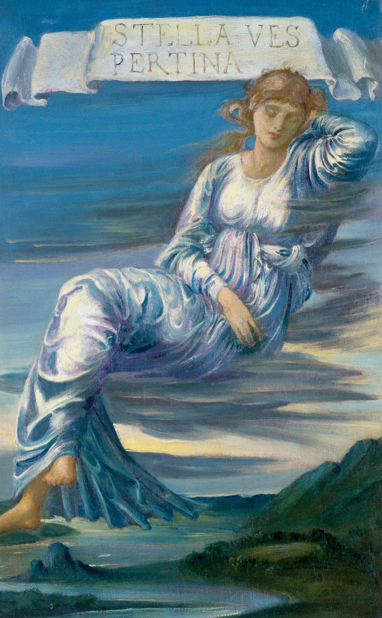 "Stella Vespertina" Allegorie des Nordsterns (Venus) von Edward Coley Burne-Jones