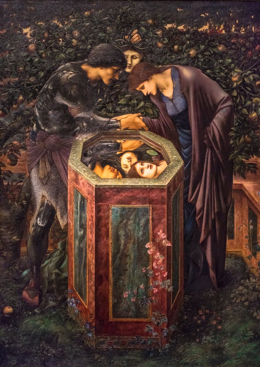 Der unheilvolle Kopf - La Tête funeste von Edward Coley Burne-Jones