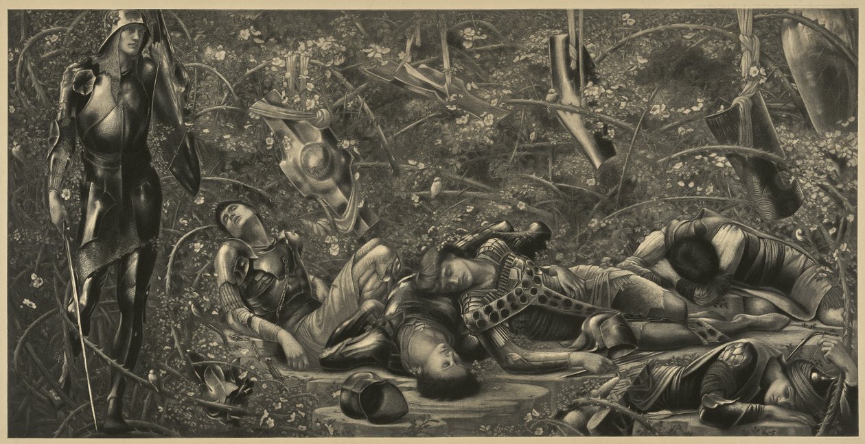 Der Dornbusch von Edward Coley Burne-Jones