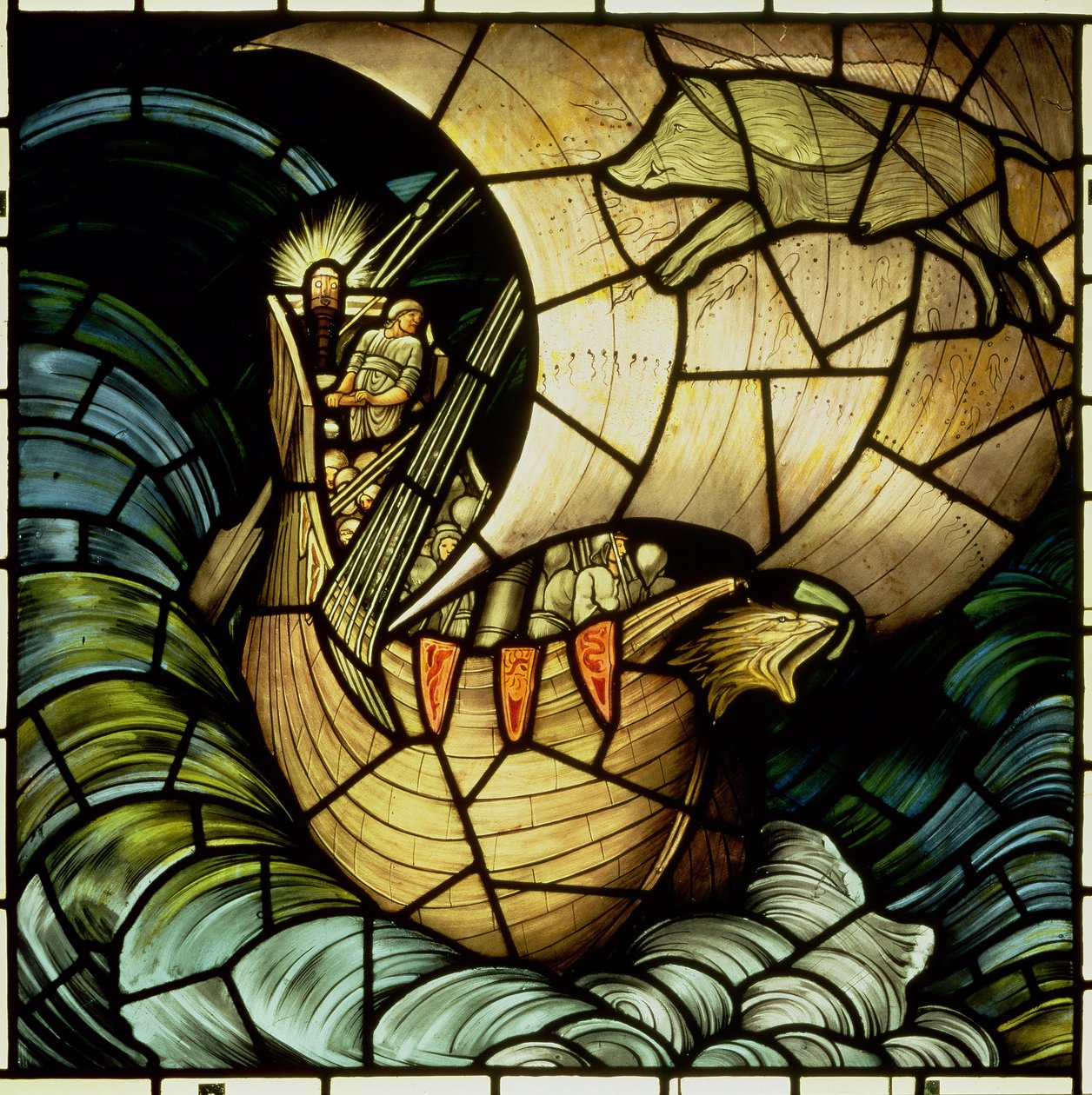 Wikingerschiff von Edward Coley Burne Jones