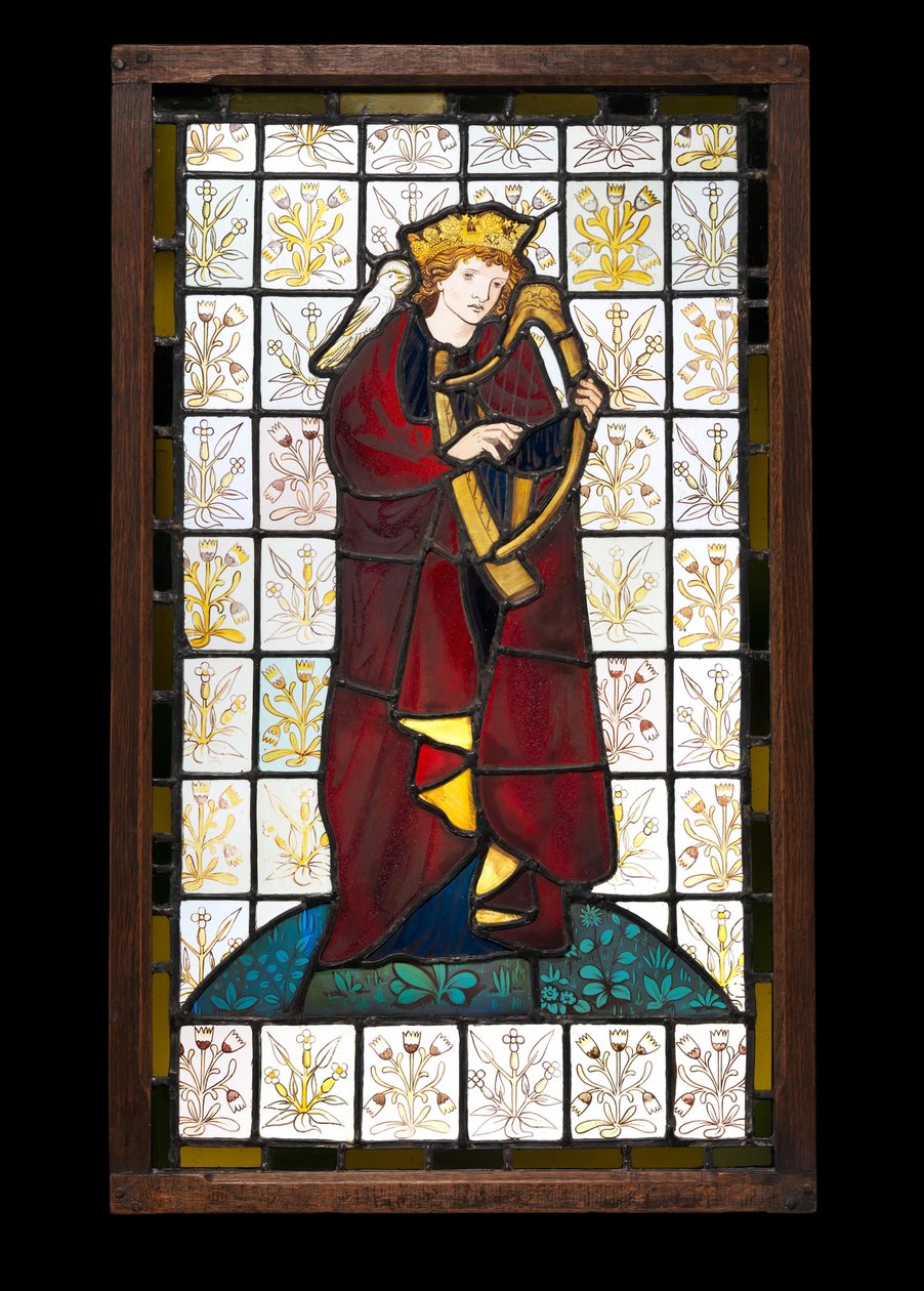 König David der Dichter, 1863 von Edward Burne Jones