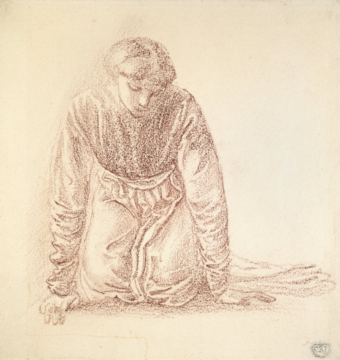 Kniende Figur einer Frau von Edward Burne Jones