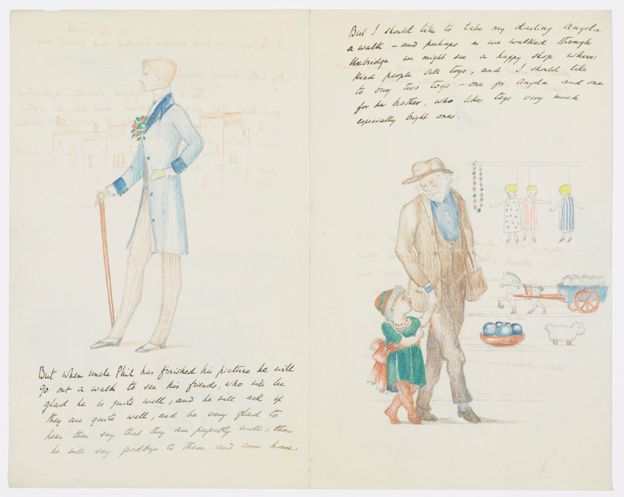 Brief an die Enkelin des Künstlers Angela Thirkell von Edward Burne Jones