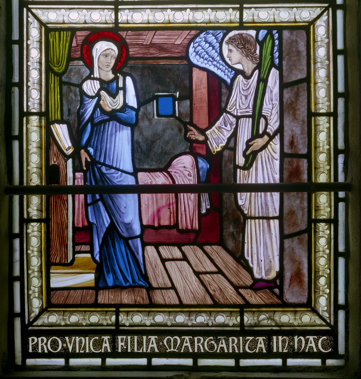 Rottingdean, St Margaret, Morris & Co., Edward Burne-Jones, Die Verkündigung von Edward Coley Burne Jones