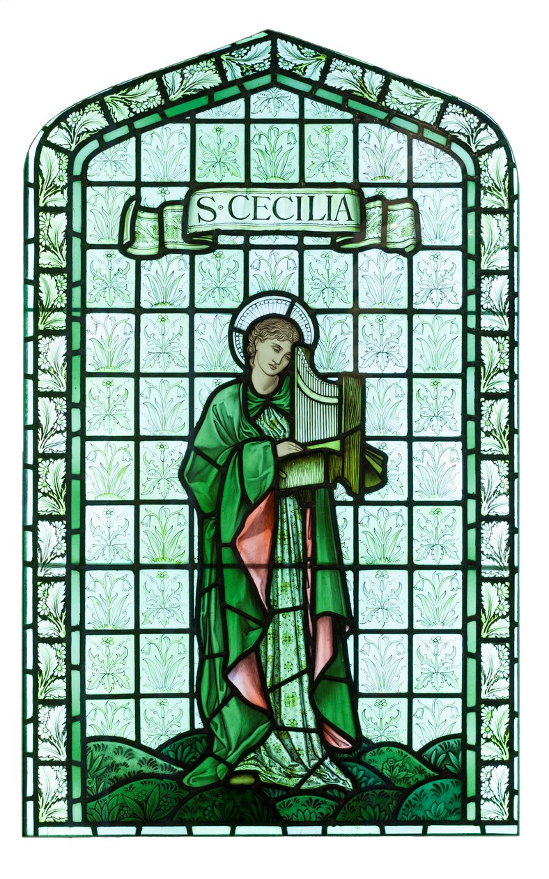 St. Cecilia, ca. 1897, Edward Burne Jones von Edward Coley Burne Jones