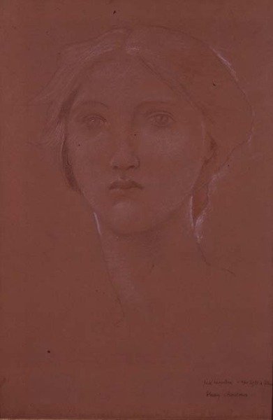 Studie von Margaret Burne-Jones für 