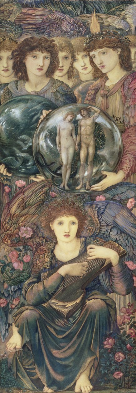 Die Tage der Schöpfung: Der sechste Tag von Edward Burne Jones