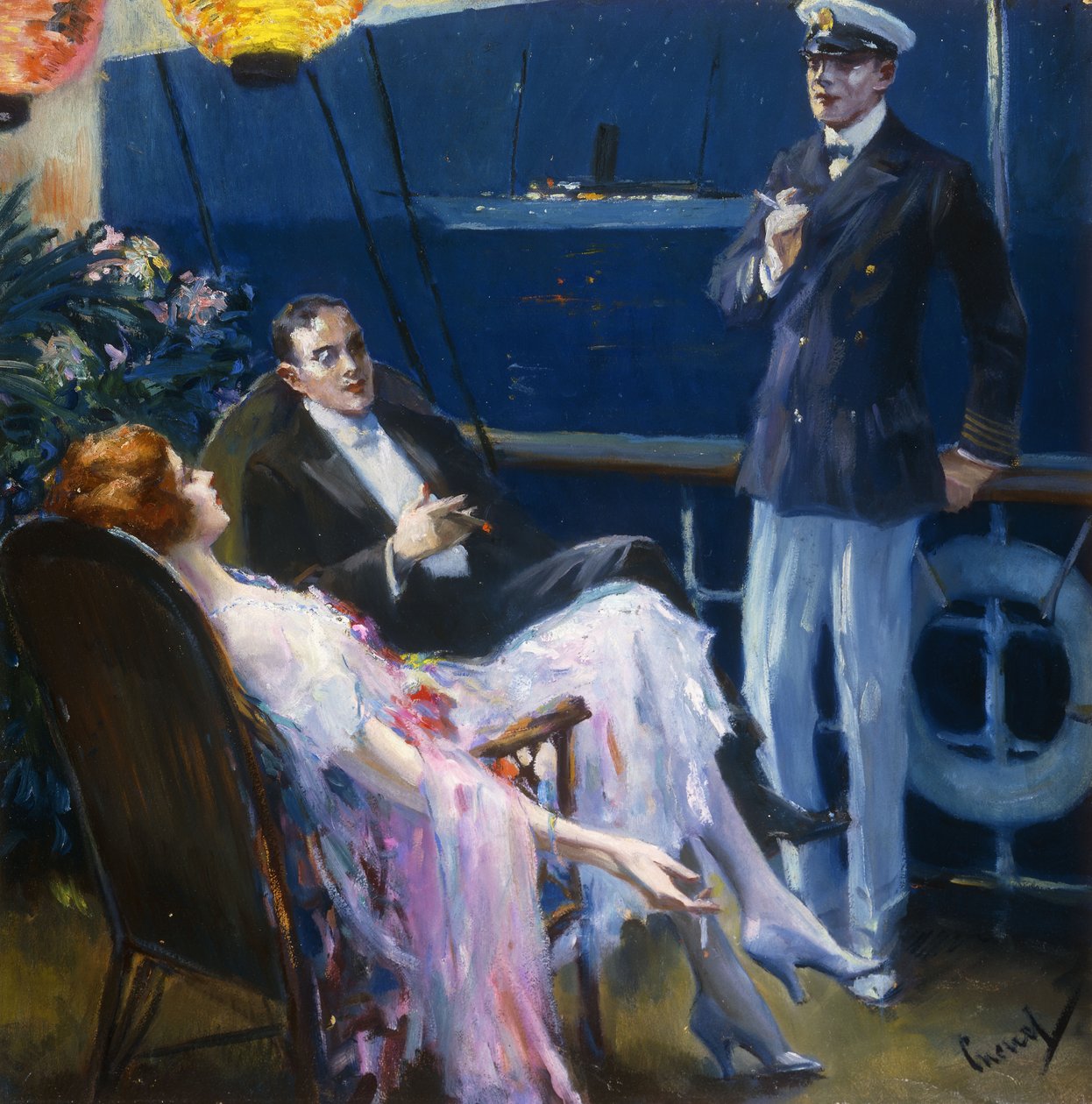 Auf einer Kreuzfahrt von Edward Cucuel
