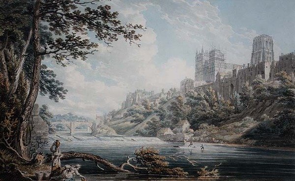 Kathedrale von Durham von Edward Dayes