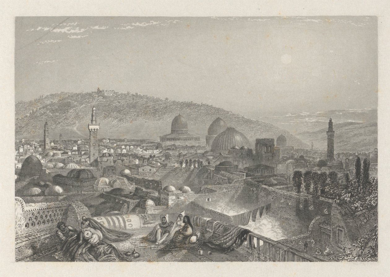 Jerusalem vom lateinischen Kloster von Edward Francis Finden