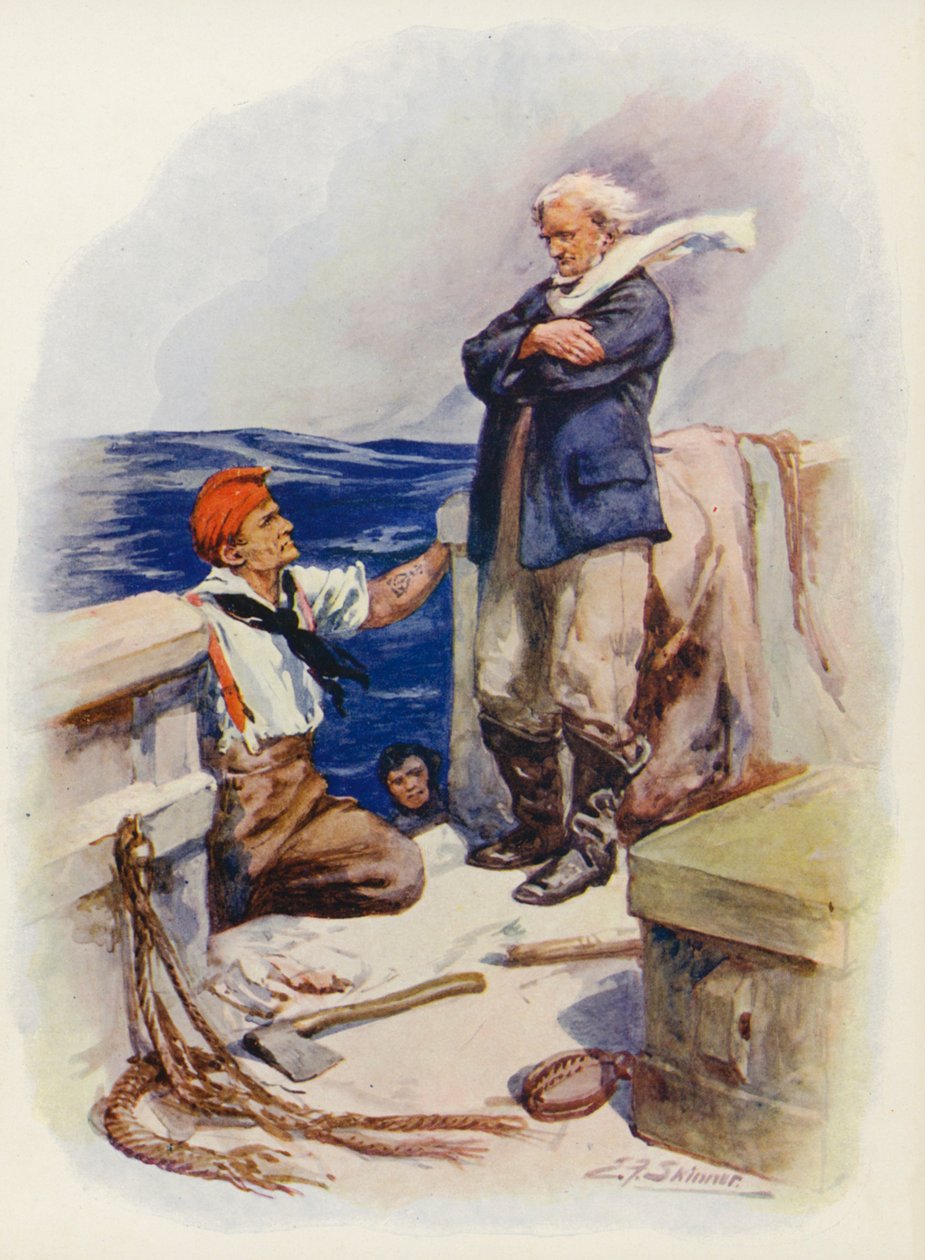 Illustration für Masterman Ready von Captain Marryat von Edward Frederick Skinner