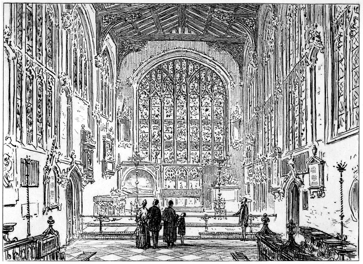 Der Chor der Kirche von Stratford, Stratford-upon-Avon, Warwickshire, 1885 von Edward Hull
