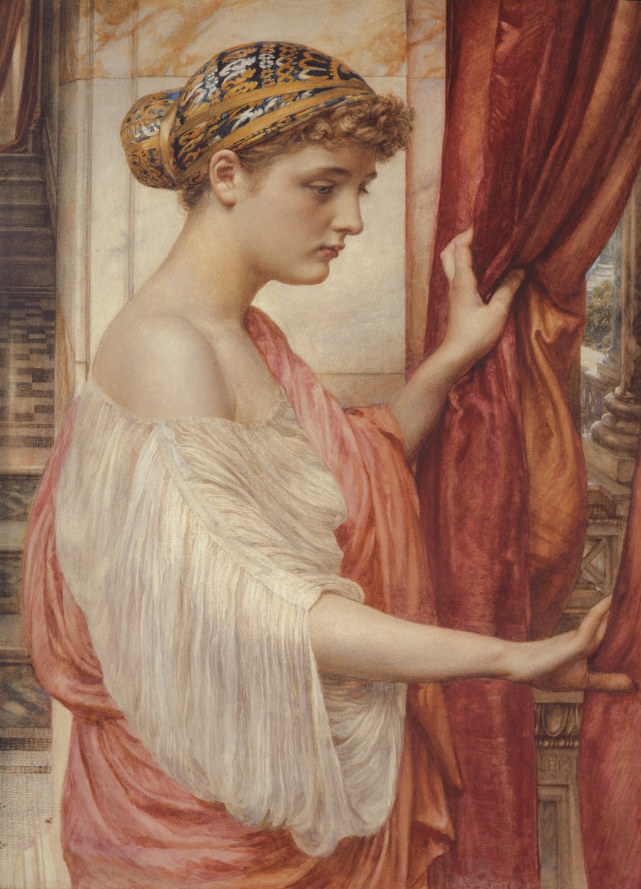 Am Fenster, 1884 von Edward John Poynter