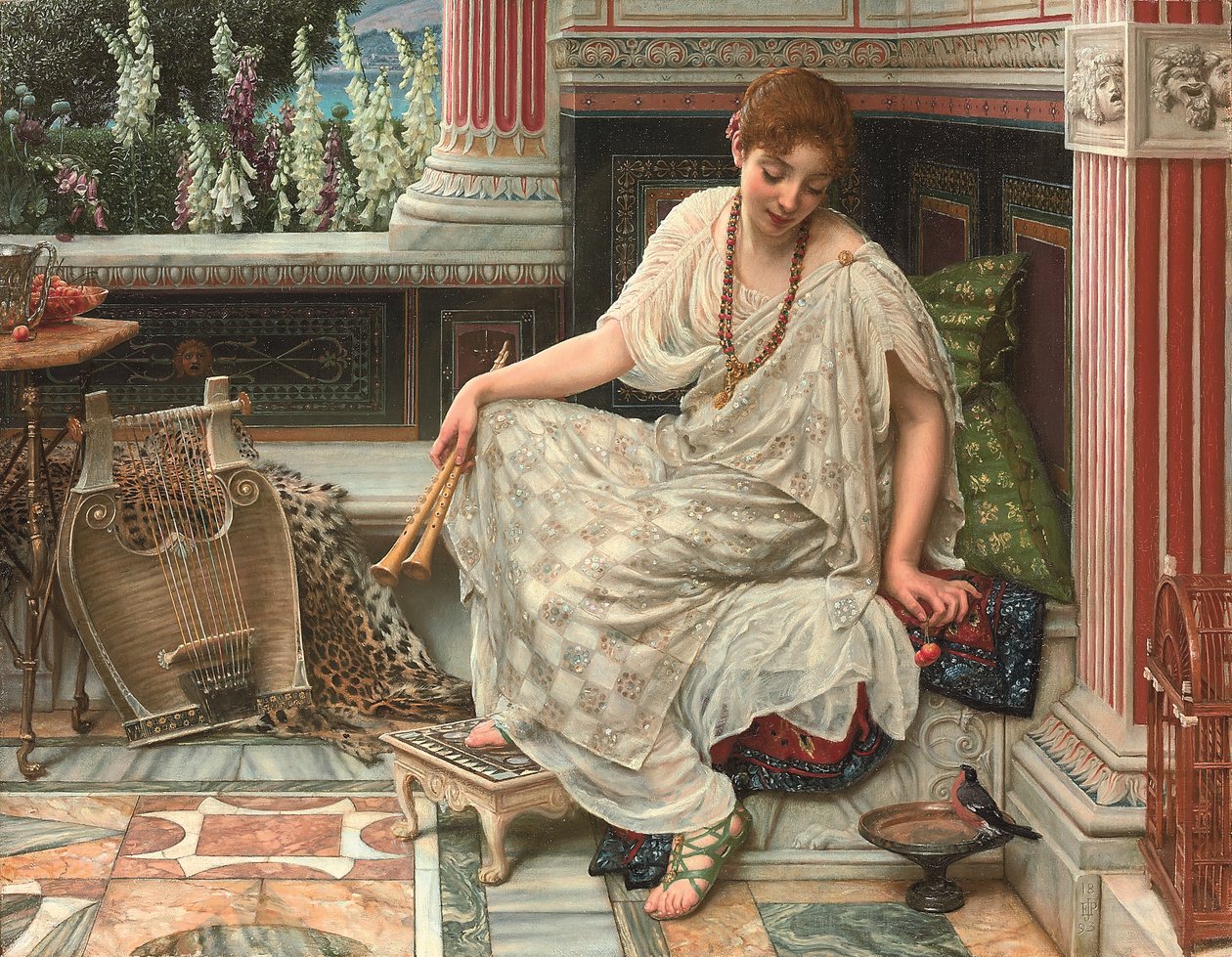 Chloe. Dulcis docta modos et citharae sciens von Edward John Poynter