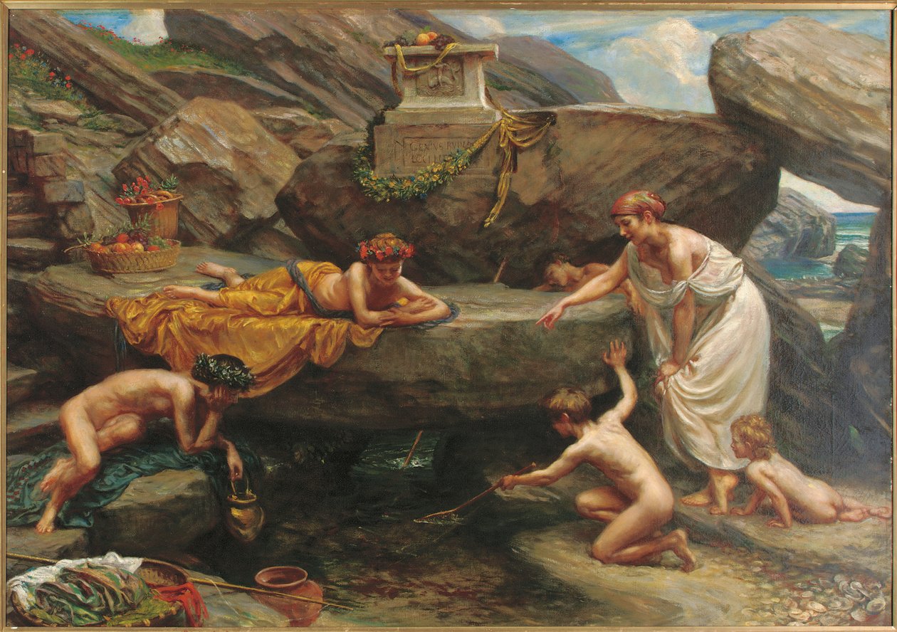 Die Wunder der Tiefe: ein Idyll von Edward John Poynter