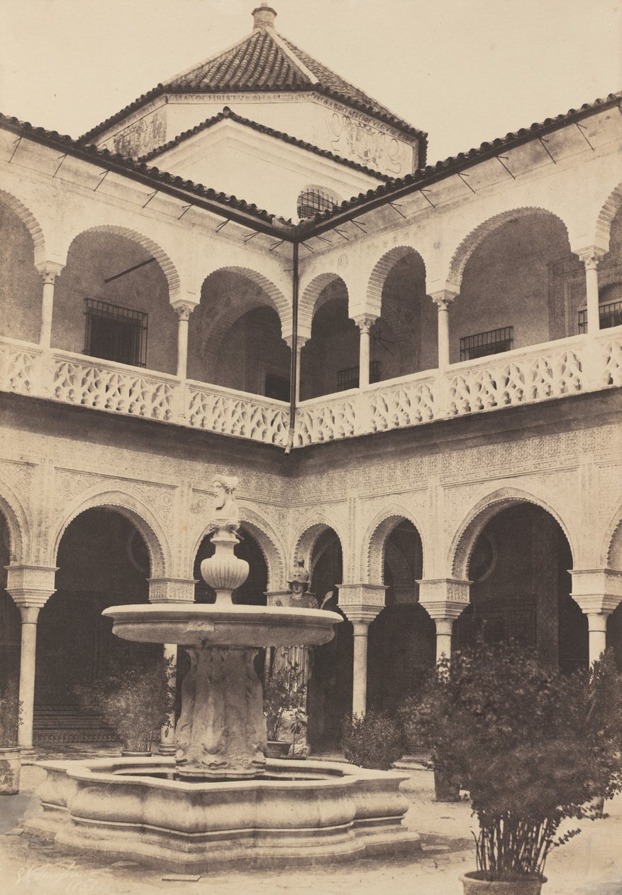 Spanien. Sevilla, Hof des Hauses des Herzogs von Medina Celi, genannt Haus von Pilatus von Edward King Tenison