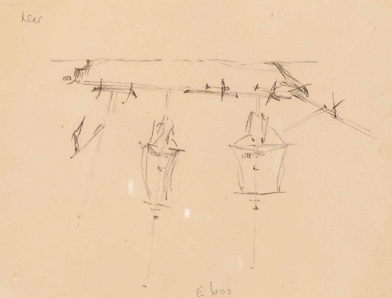 Ein Segelschiff von Edward Lear