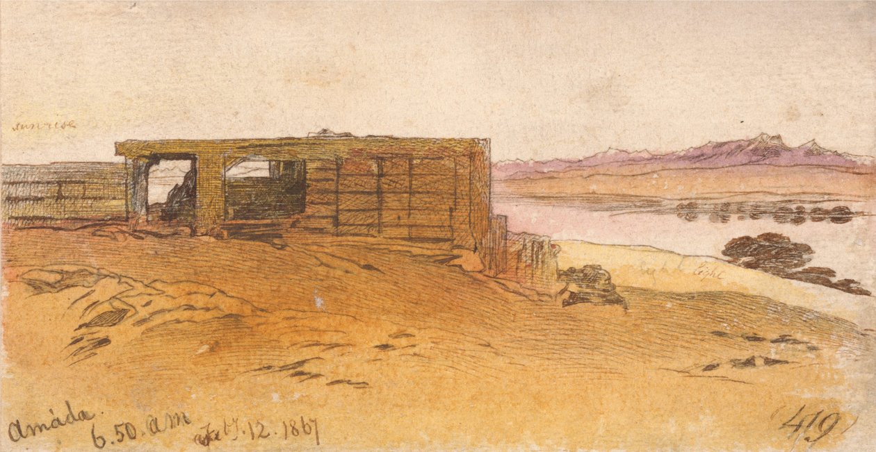 Amada, 6:50 Uhr, 12. Februar 1867 von Edward Lear