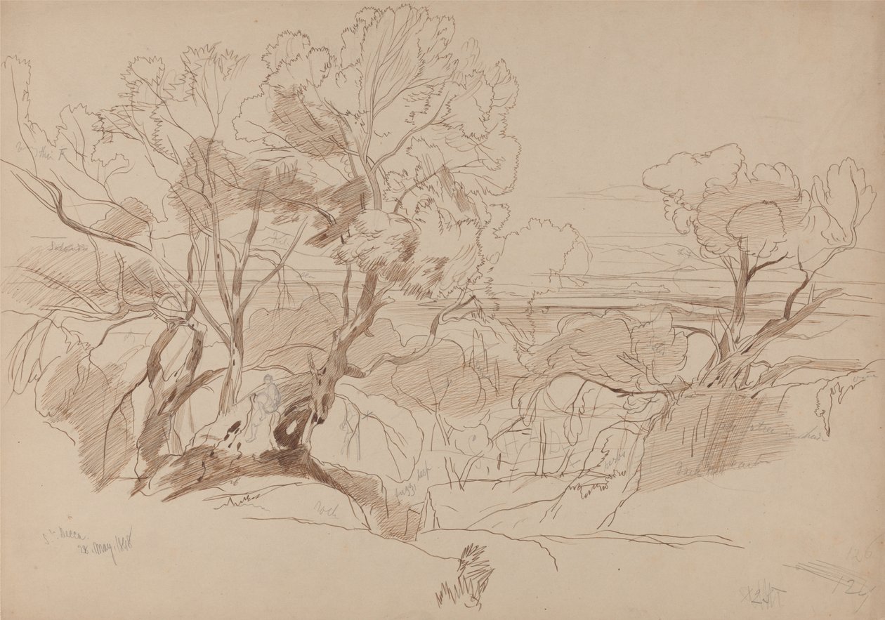 Santa Decca, Korfu, 28. Mai 1848 von Edward Lear