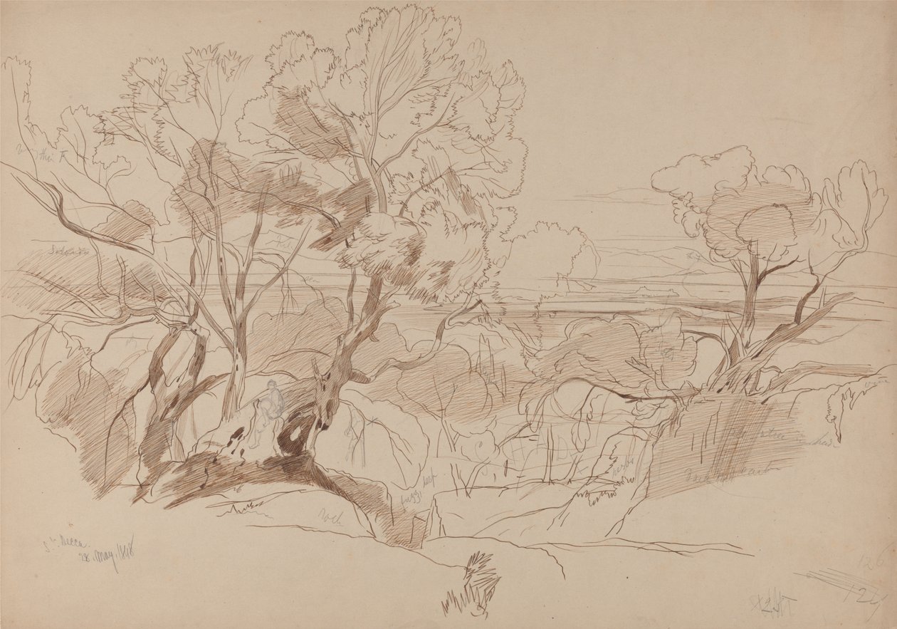 Santa Decca, Korfu, 28. Mai 1848 von Edward Lear