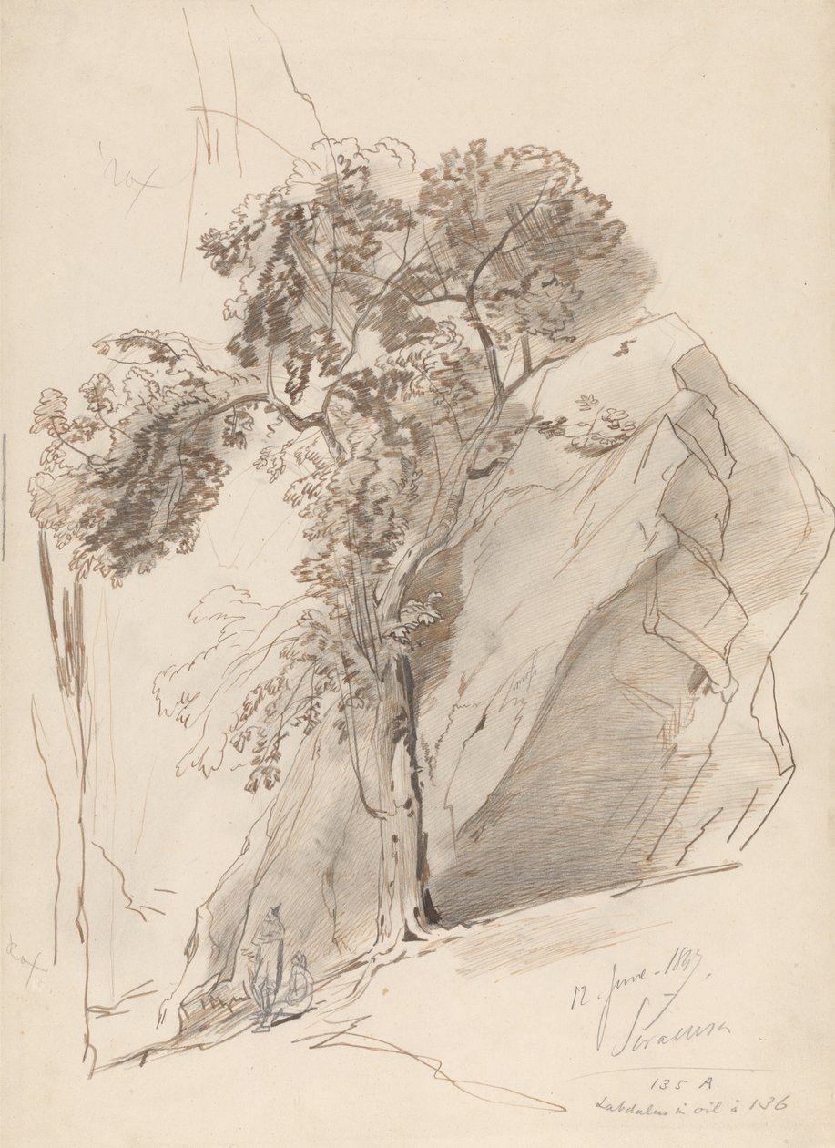 Syrakus, 12. Juni 1847 von Edward Lear