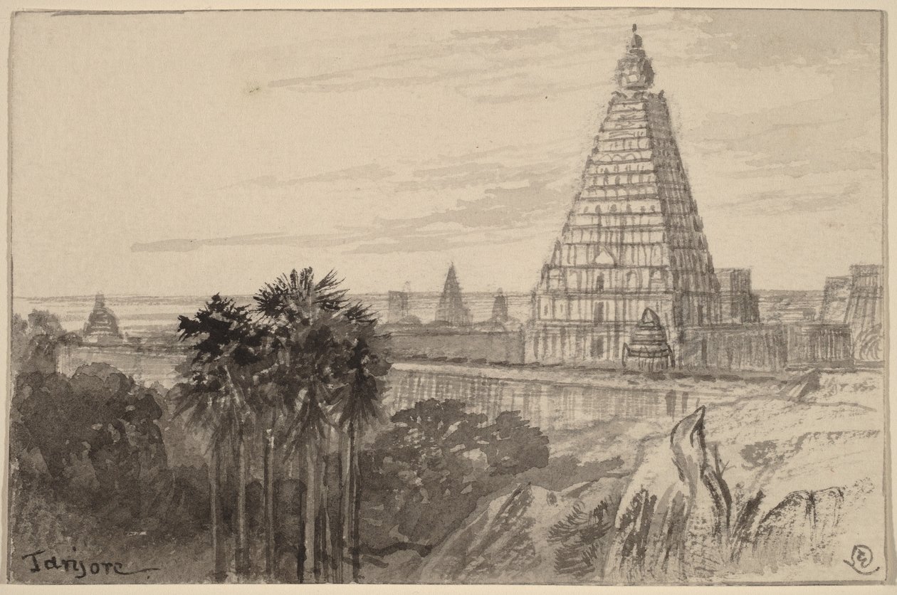 Tanjore, Indien von Edward Lear