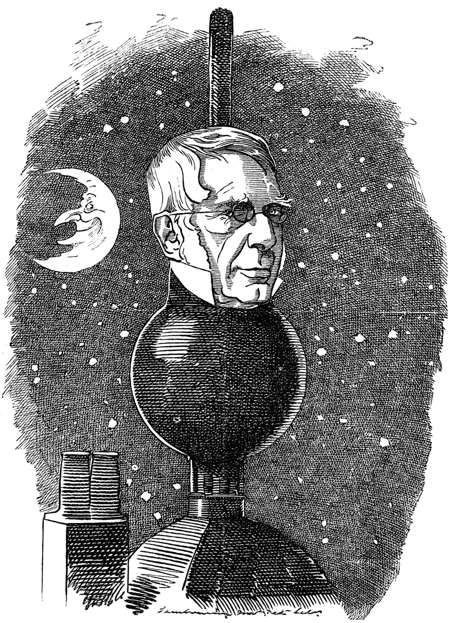 George Biddell Airy, englischer Astronom und Geophysiker, 1883 von Edward Linley Sambourne