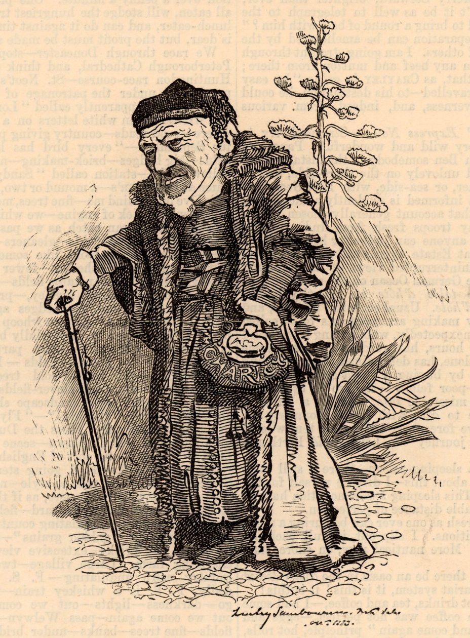 Moses Montefiore (1784-1885) von Edward Linley Sambourne