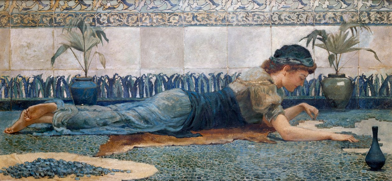 Die blaue Mosaik von Edward Matthew Hale