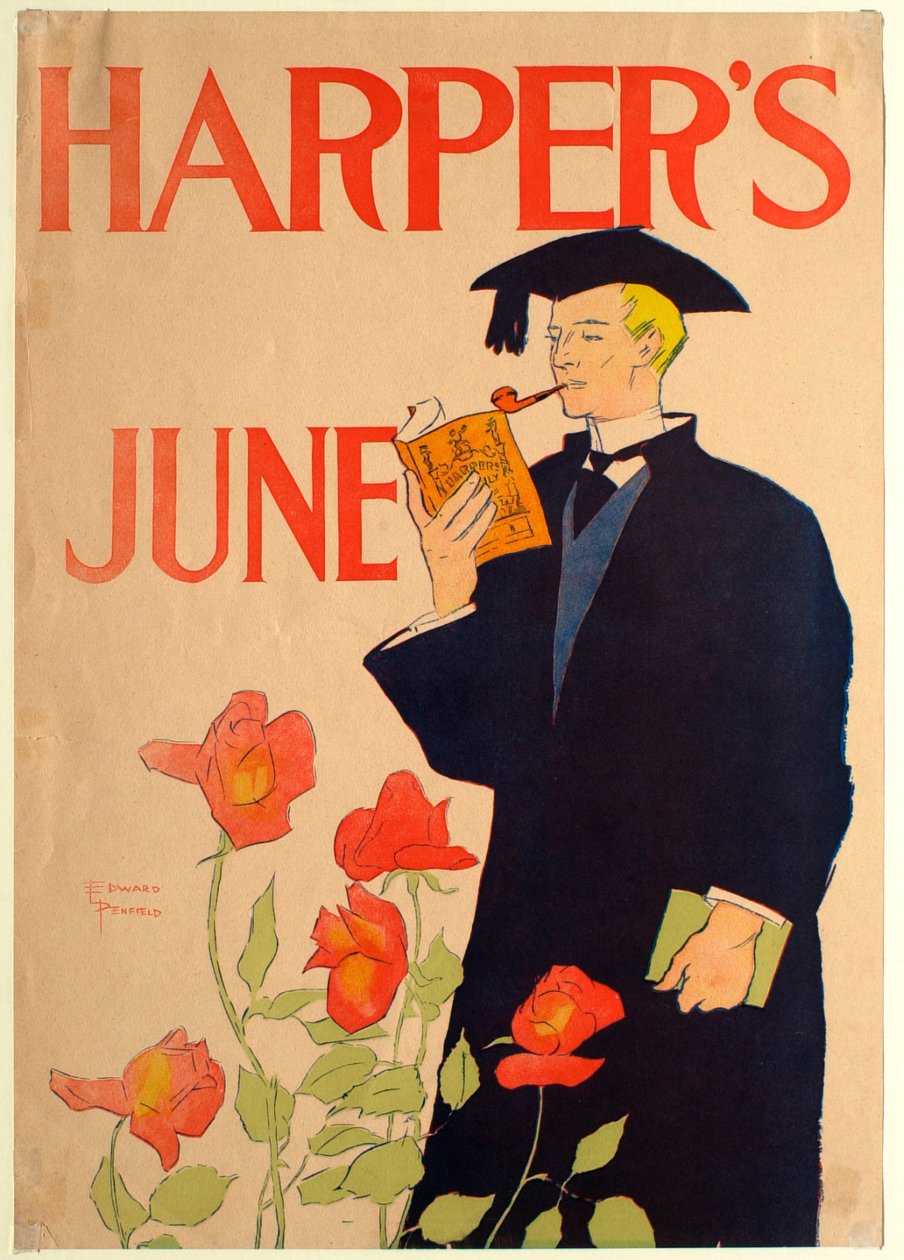Absolvent in Talar und Barett, June Harper