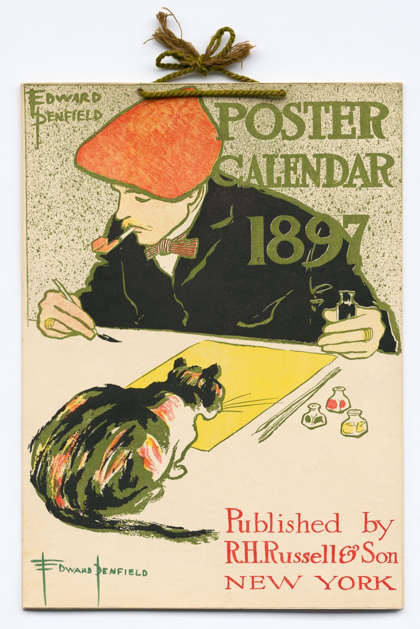 Kalenderplakat 1897 von Edward Penfield