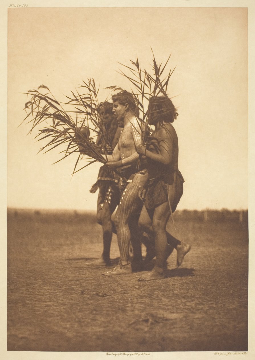 Arikara-Medizinzeremonie - die Enten von Edward S. Curtis