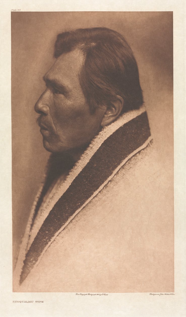 Portfolio IX, Platte 319: Snoqualmu Typ von Edward S. Curtis