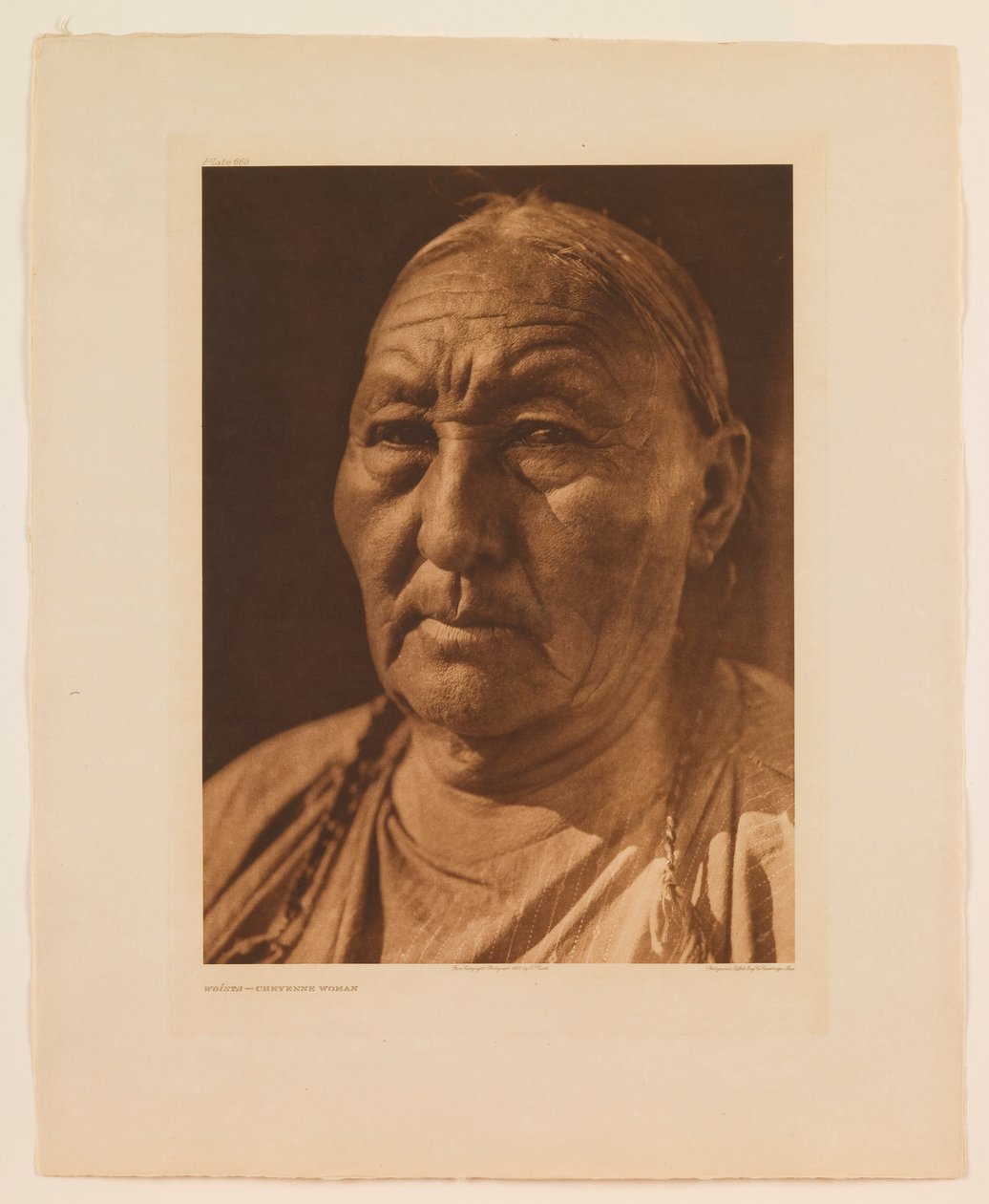 Woista – Eine Cheyenne-Frau von Edward S. Curtis