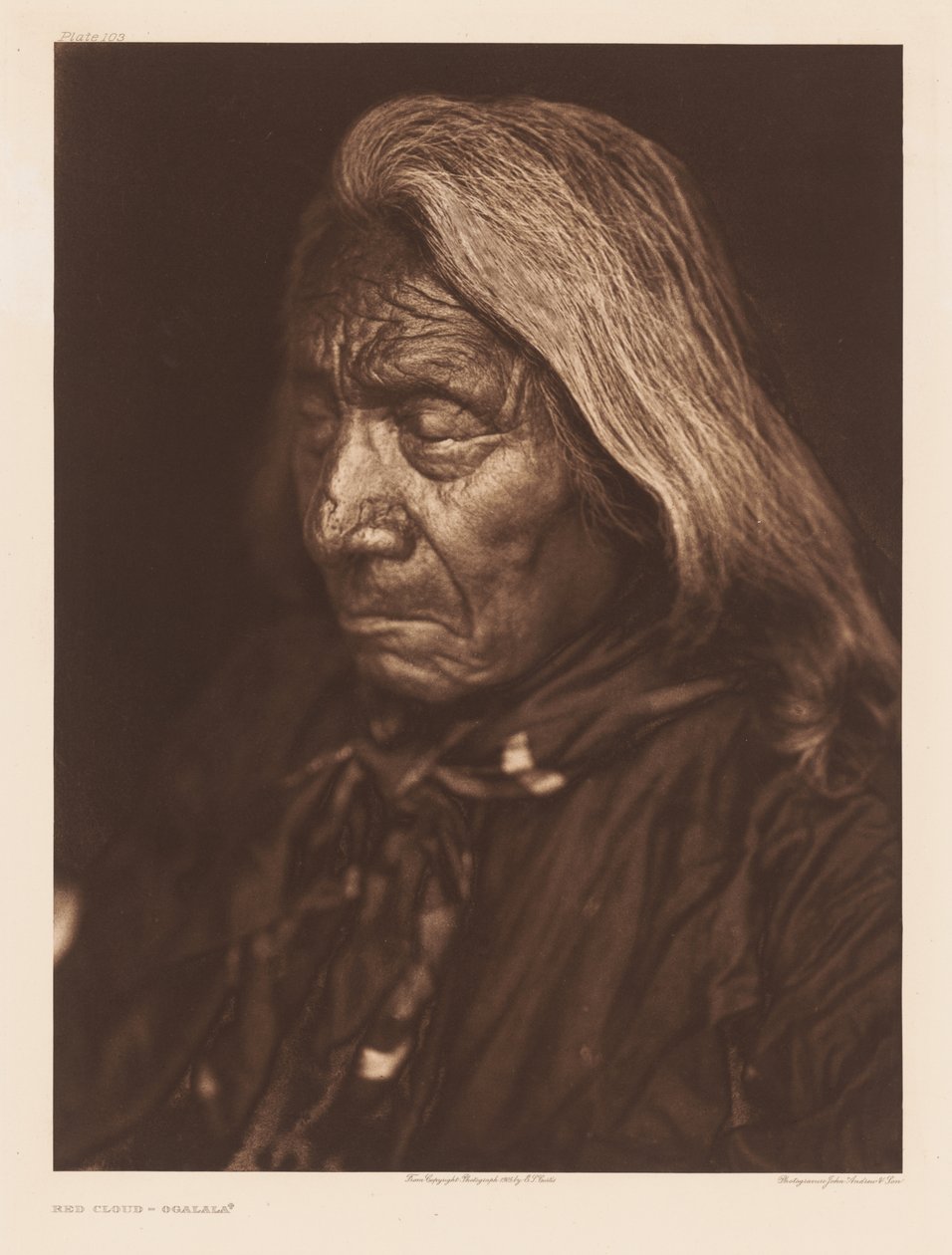 Rote Wolke von Edward Sheriff Curtis