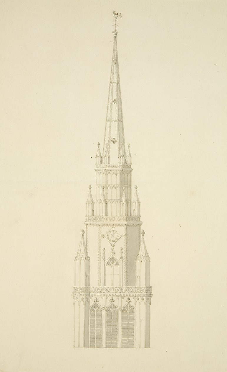 Geplanter Turm von St. Mary Redcliffe von Edward Shiercliffe