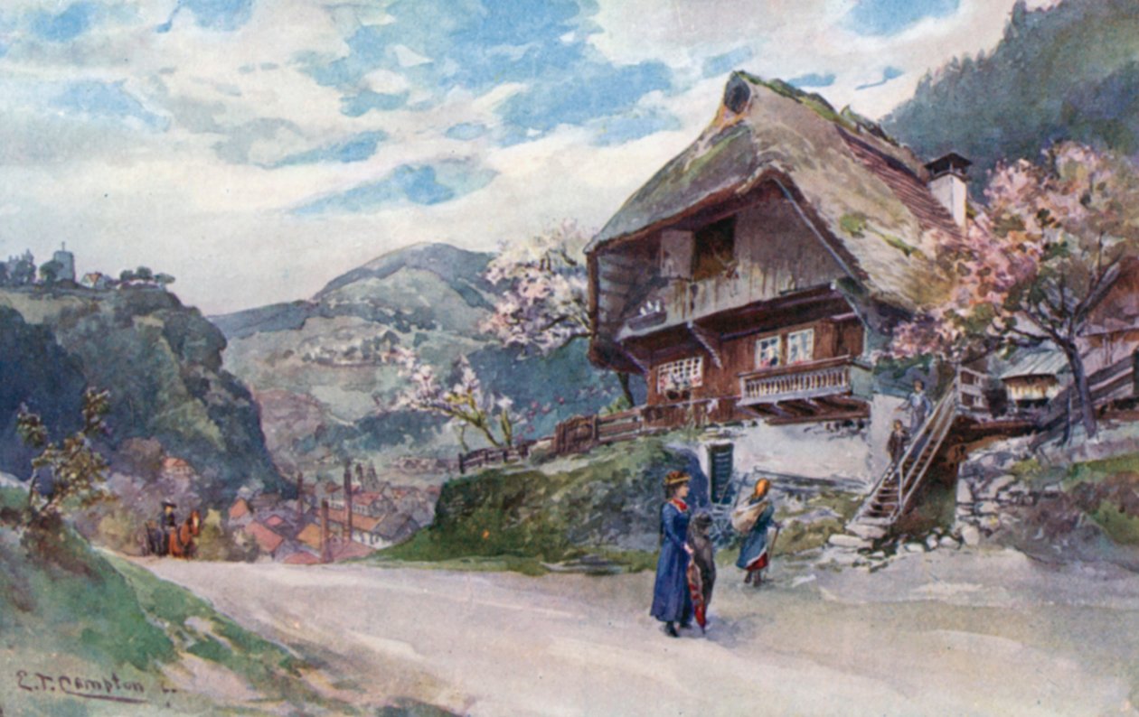 Hornberg im Schwarzwald von Edward Theodore Compton