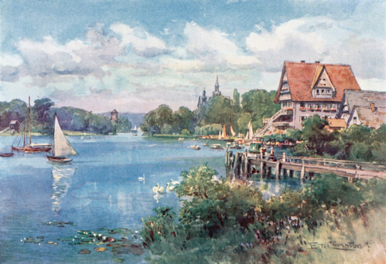 Kleiner Wannsee, bei Berlin von Edward Theodore Compton